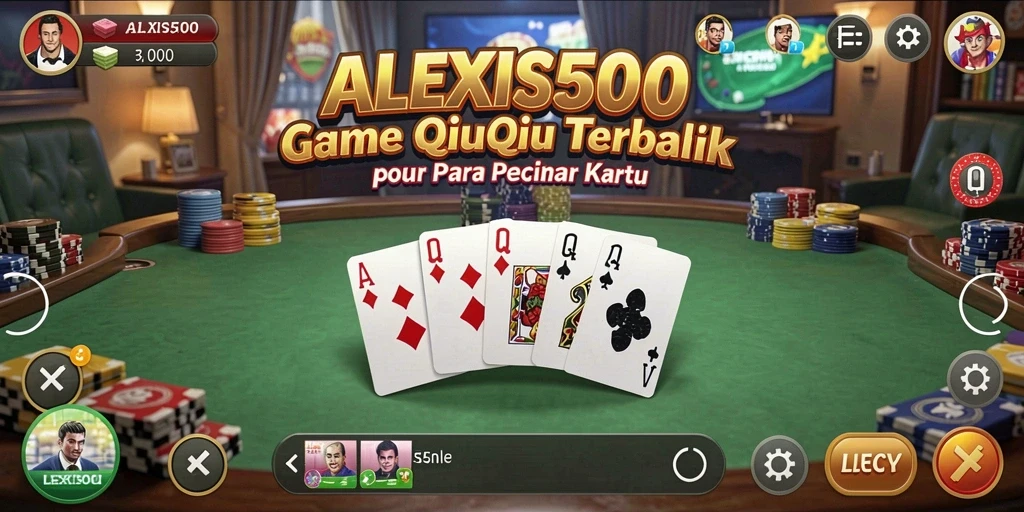 Tampilan gameplay seru dari ALEXIS500 yang penuh strategi QiuQiu.