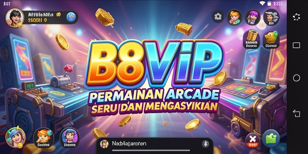 Screenshot B8VIP menampilkan gameplay seru dengan tantangan arcade.