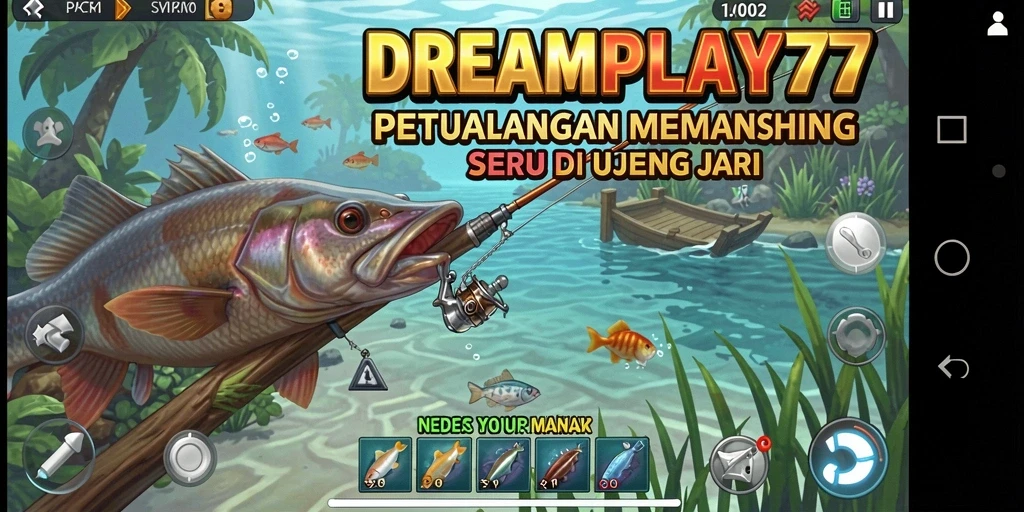 Tampilan gameplay menakjubkan dari DREAMPLAY77 yang menyenangkan.