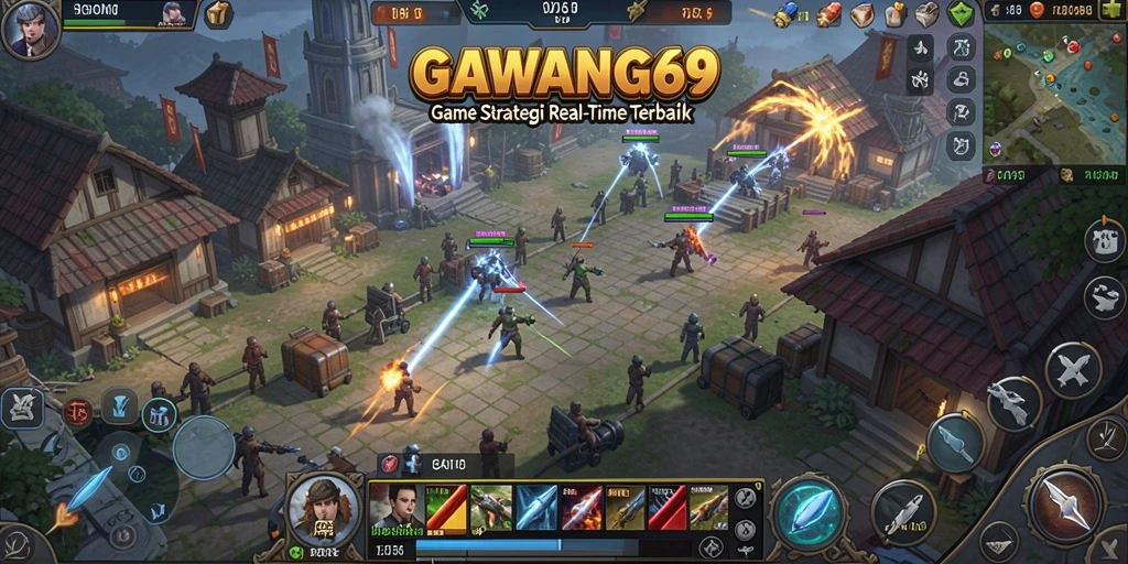Tangkapan layar utama GAWANG69 menampilkan aksi strategi mendebarkan di dalam gameplay.
