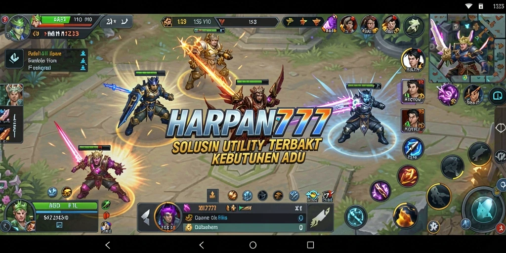 Tampilan utama HARAPAN777 yang intuitif dan siap membantu kebutuhan Utility.