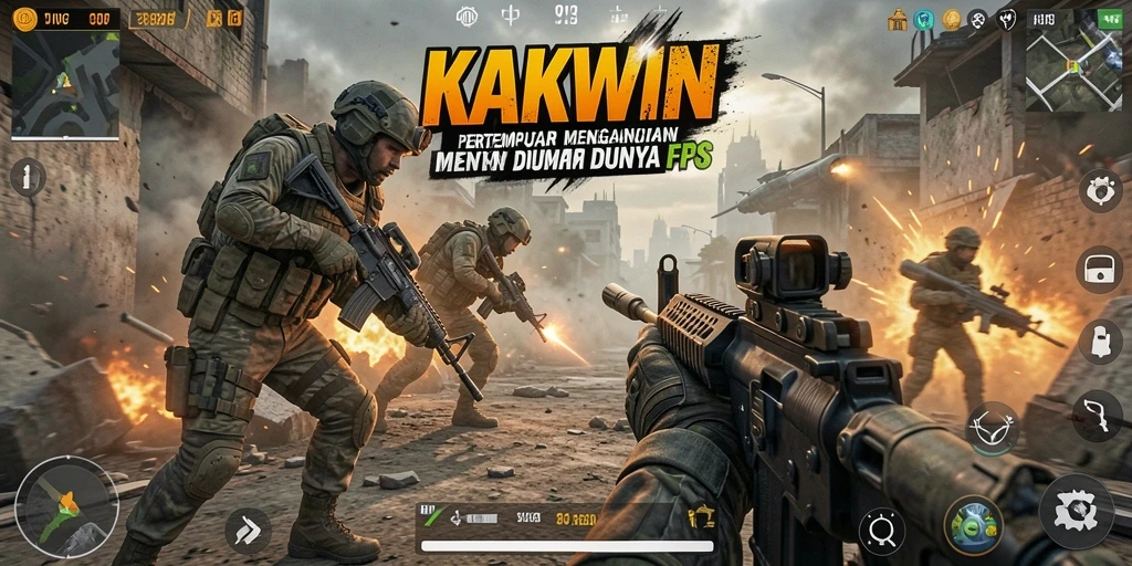 Tampilan gameplay KAKWIN yang intens dan penuh aksi.