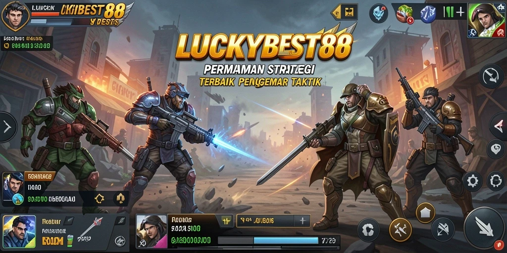 Screenshot menunjukkan strategi permainan yang mendebarkan dalam LUCKYBEST88.