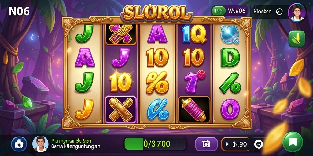 Tampilan gameplay slot yang menarik di N06 dengan berbagai tema.