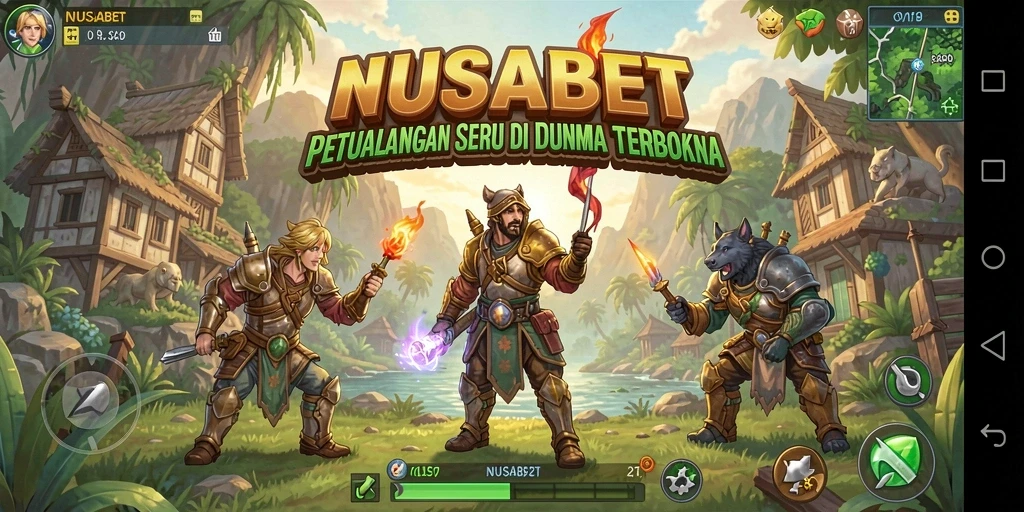 Tampilan gameplay seru dalam dunia terbuka NUSABET.