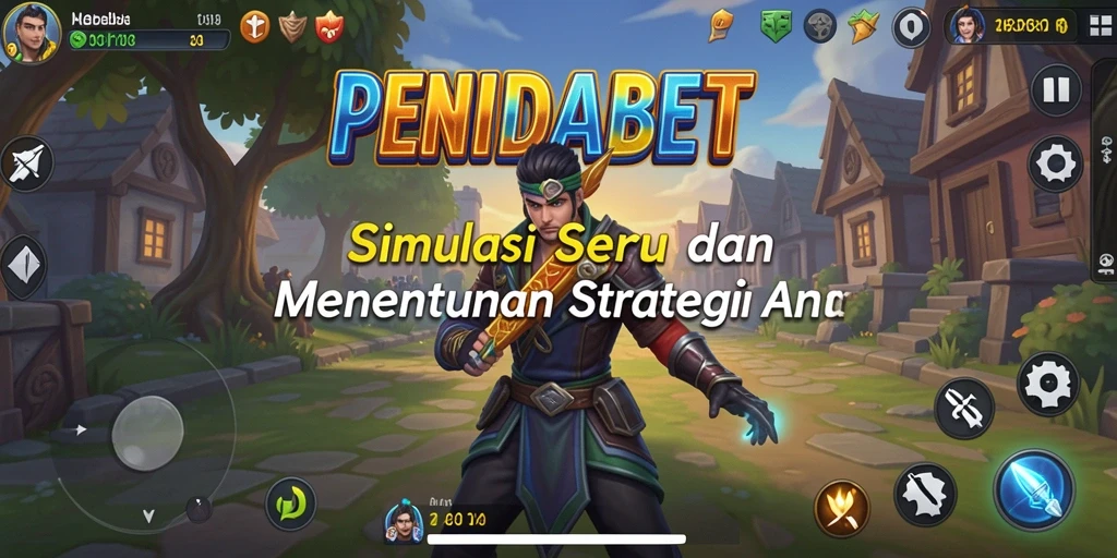 Tampilan gameplay seru PENIDABET yang menampilkan interaksi pemain.