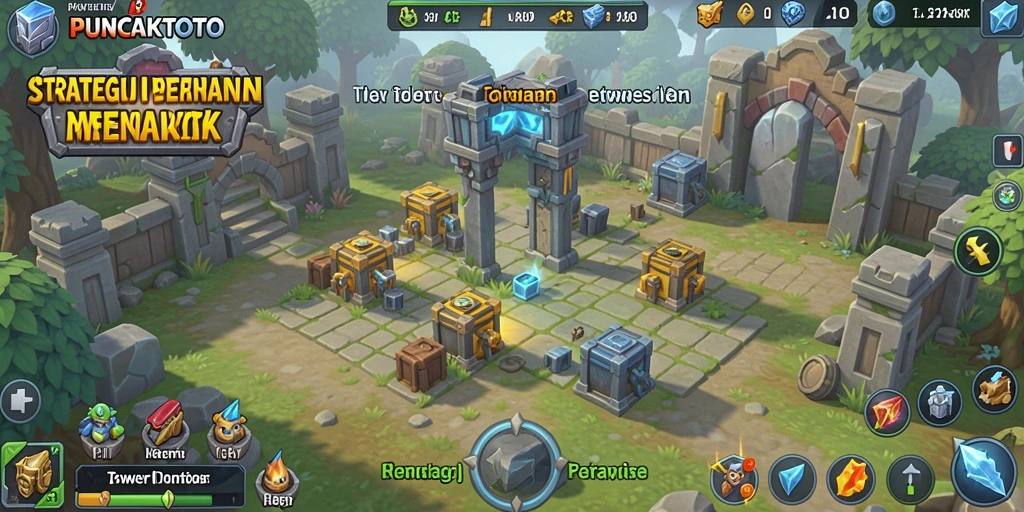 Gameplay seru dengan tower dan strategi pertahanan yang menarik di PUNCAKTOTO.