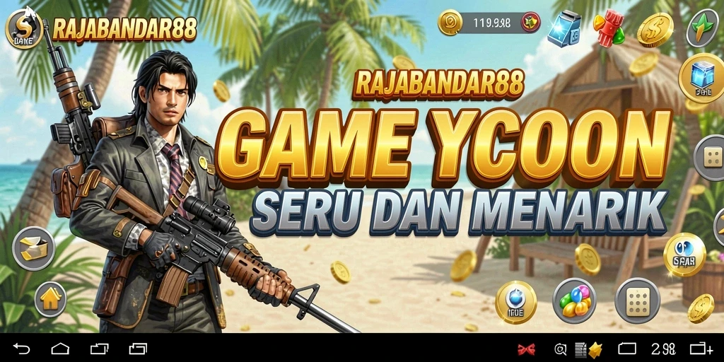 Tampilan gameplay RAJABANDAR88 yang menarik dan dinamis.