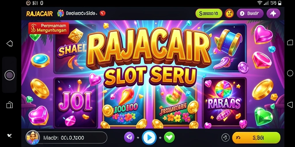 Tampilan gameplay RAJACAIR yang mendebarkan dan penuh warna.