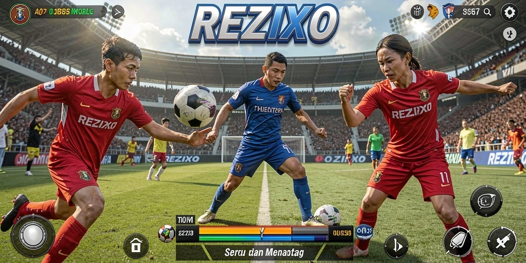 Gameplay seru dan kompetitif di REZIXO.