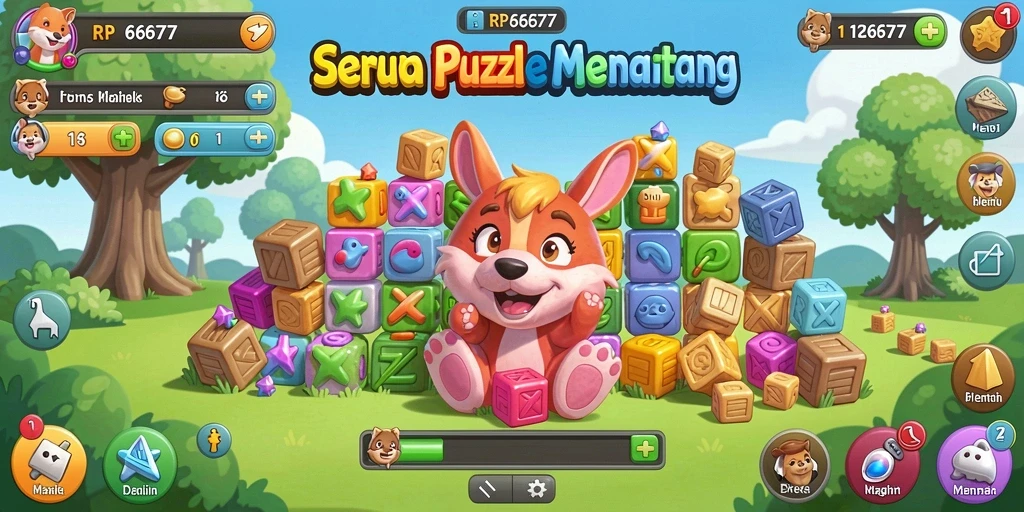 Tampilan gameplay RP6677 yang menantang dan mengasyikkan.