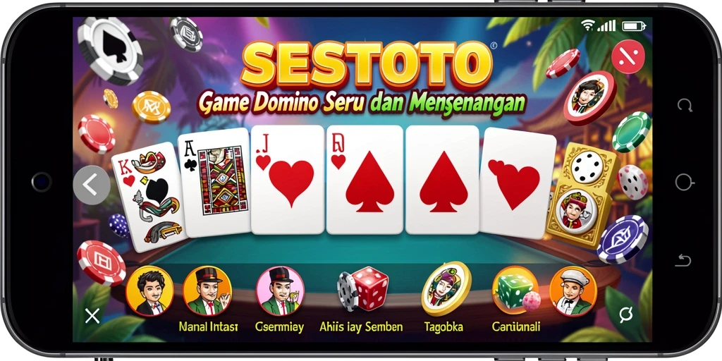 Tampilan gameplay SESETOTO yang menarik dan interaktif.