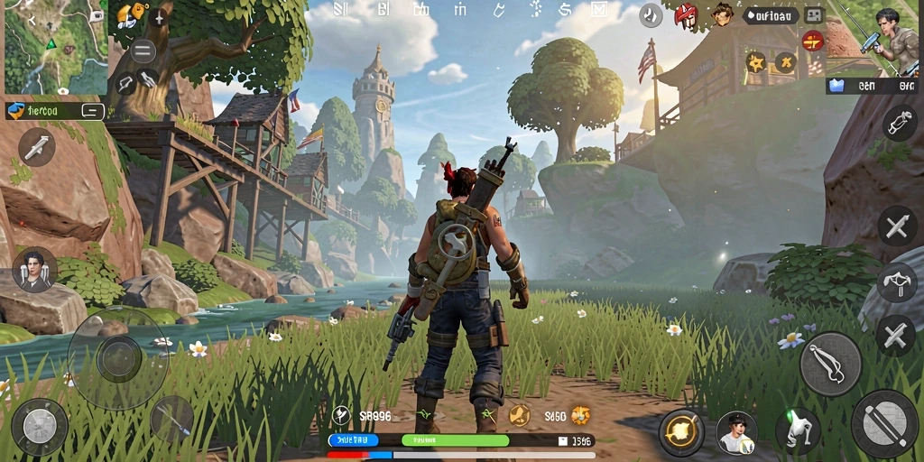 Tangkapan layar game SR996 menampilkan petualangan seru di dunia terbuka.
