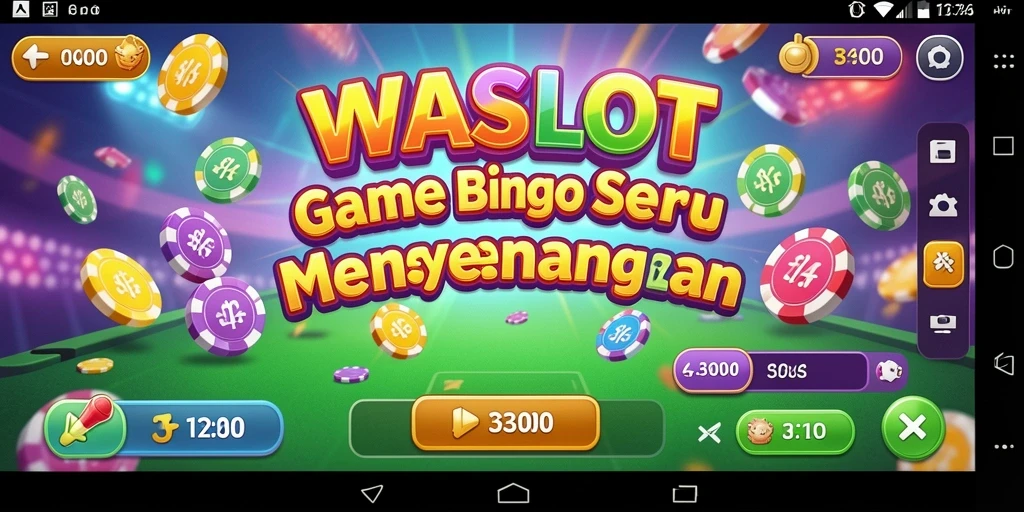 Tampilan gameplay WASLOT yang menarik dan penuh semangat Bingo.
