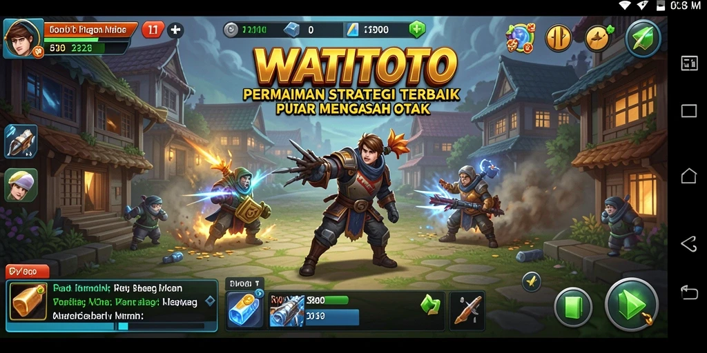 Gameplay mengasyikkan dari WATITOTO dengan berbagai strategi untuk meraih kemenangan.