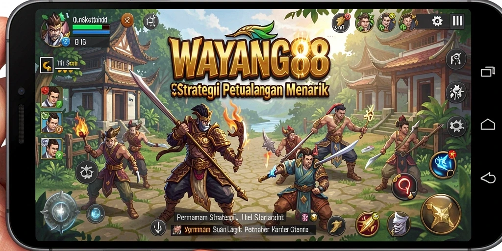 Tampilan permainan WAYANG88 yang menarik dan interaktif.