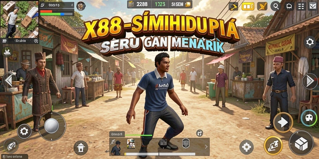 Tampilan gameplay X88 yang menarik dan interaktif.